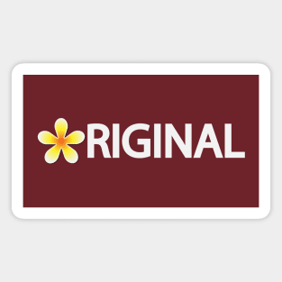 Original artistic typographic logo Magnet